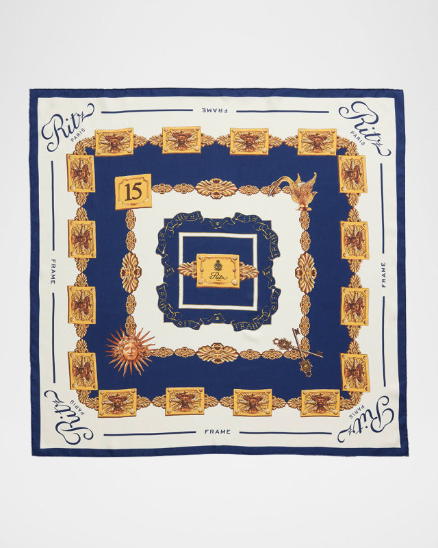 FRAME x Ritz Paris Silk Scarf